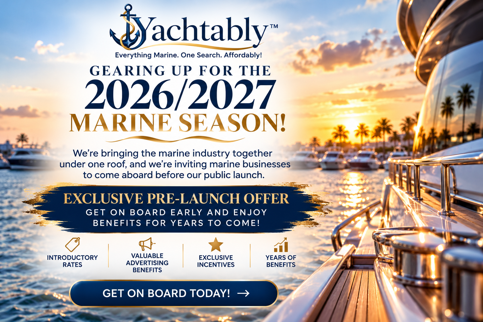 Yachtably Marine Season Launch